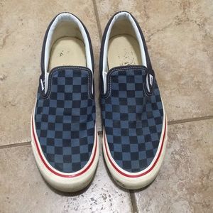 Checkered Slip on Vans